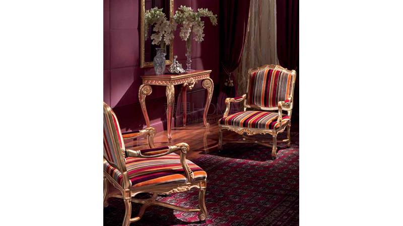 Poltrona-dorata-Gilded-armchair 扶手椅