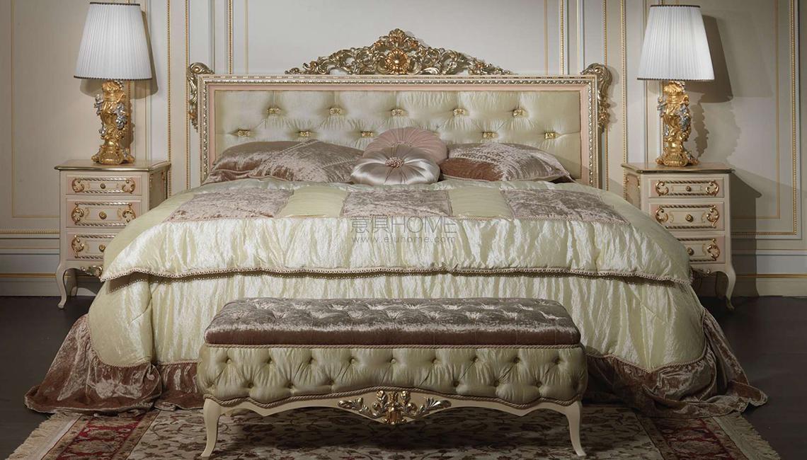 Classic Style Bedroom luxury Louvre 943 边柜