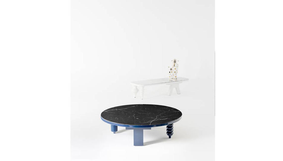 MARBLE MULTILEG LOW TABLE茶几