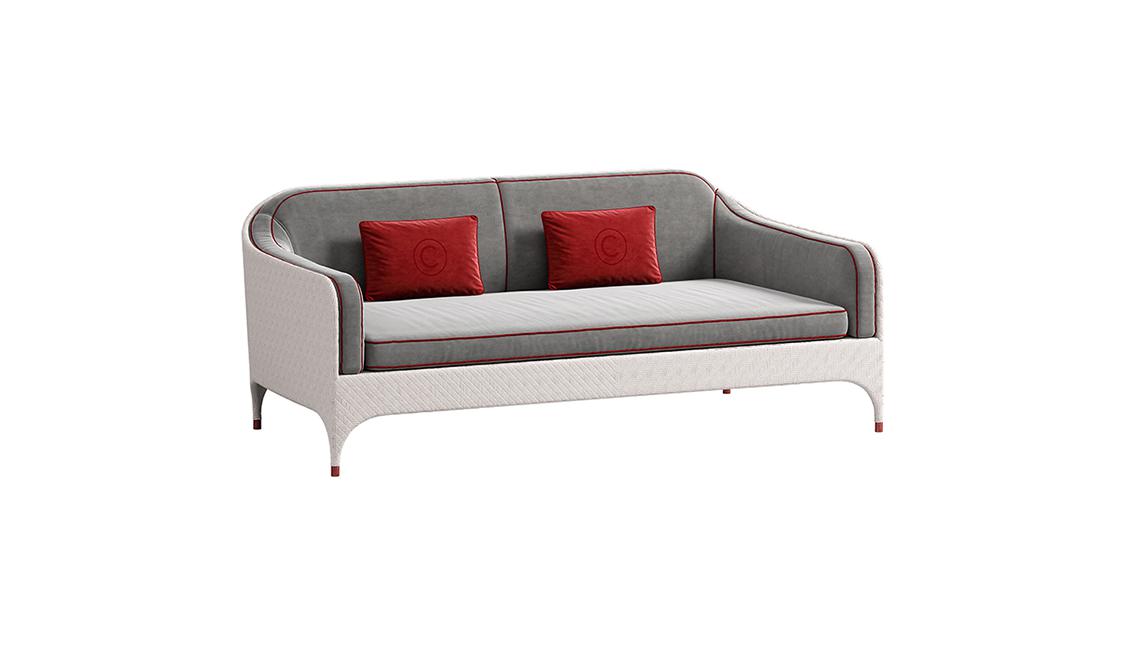 2 seater sofa with armrest沙发