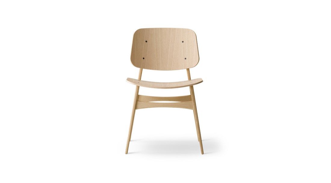 FredericiaSøborg Wood base餐椅
