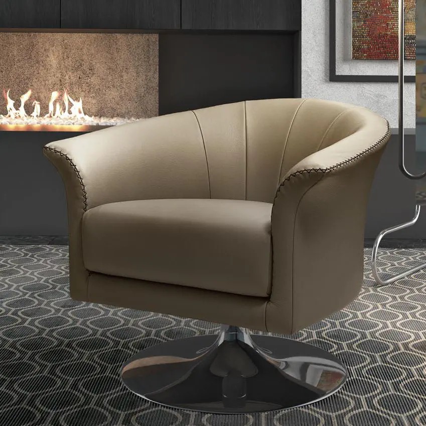 GAMMAContemporary armchair OYSTER休闲椅