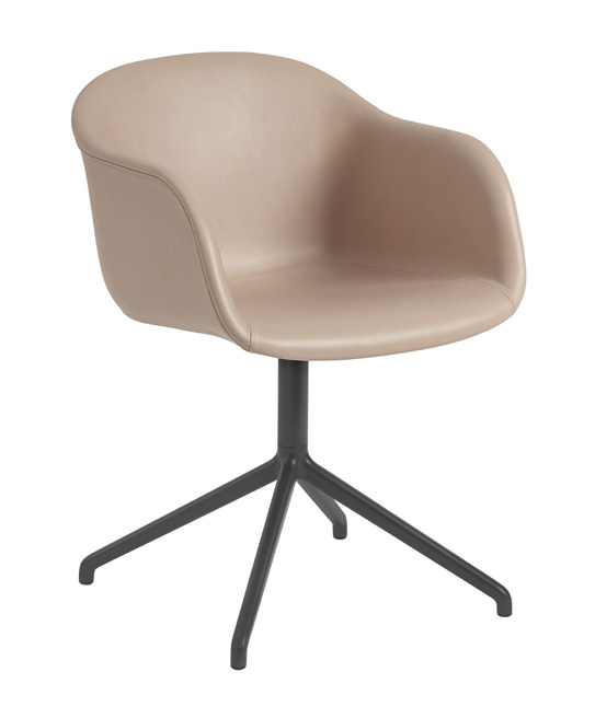 FIBER SIDE CHAIR Swivel Base w. Return餐椅