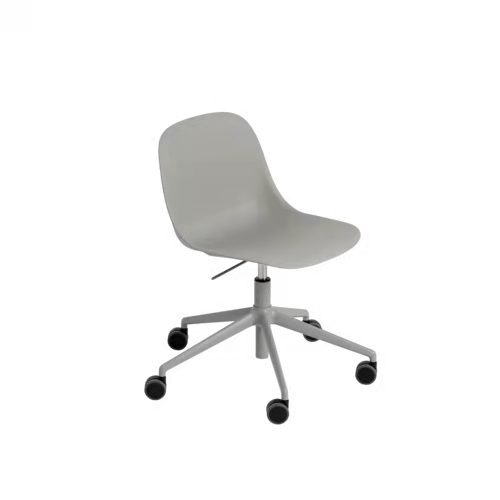 FIBER SIDE CHAIR Swivel Base w. Gas Lift and Castors办公椅