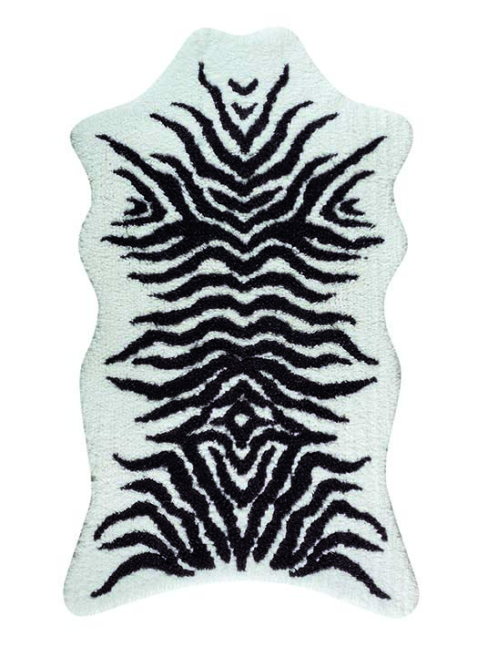 GracciozaMOUNTAIN ZEBRA BATH RUG 山斑马地毯
