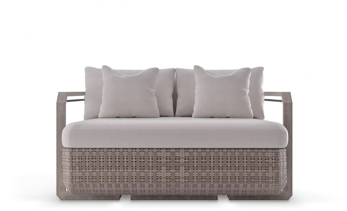 LUXXUHAMPTON WOOD TWO SEAT SOFA多人沙发