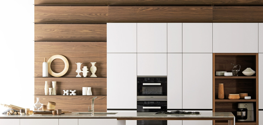 VALCUCINEForma Mentis Laccato Opaco Bianco Ghiaccio厨房