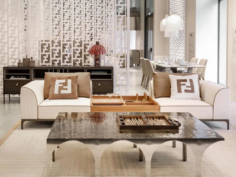 FENDI CASA 又把logo玩出了新花样！显性奢华氛围太高级了